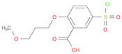 5-(chlorosulfonyl)-2-(3-methoxypropoxy)benzoic acid