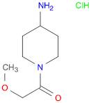 1-(4-aminopiperidin-1-yl)-2-methoxyethan-1-one hydrochloride