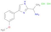 1-[4-(3-methoxyphenyl)-1H-imidazol-2-yl]ethan-1-amine dihydrochloride