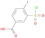 3-(chlorosulfonyl)-4-iodobenzoic acid