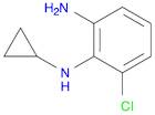 6-chloro-1-N-cyclopropylbenzene-1,2-diamine