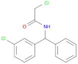 2-chloro-N-[(3-chlorophenyl)(phenyl)methyl]acetamide