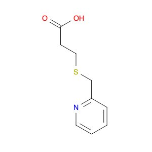 3-((Pyridin-2-ylmethyl)thio)propanoic acid