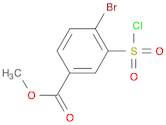 Methyl 4-bromo-3-(chlorosulfonyl)benzoate