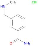 3-[(methylamino)methyl]benzamide hydrochloride