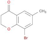 8-Bromo-6-methyl-3,4-dihydro-2H-1-benzopyran-4-one