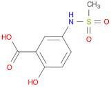 2-Hydroxy-5-methanesulfonamidobenzoic Acid