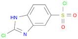 2-chloro-1H-1,3-benzodiazole-5-sulfonyl chloride