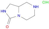 Hexahydroimidazo[1,5-a]pyrazin-3(2H)-one hydrochloride