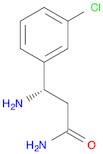 (3S)-3-amino-3-(3-chlorophenyl)propanamide