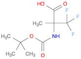 2-[(tert-Butoxycarbonyl)amino]-3,3,3-trifluoro-2-methylpropanoic acid