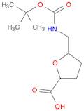 5-({[(tert-butoxy)carbonyl]amino}methyl)oxolane-2-carboxylic acid