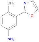 4-Methyl-3-(1,3-oxazol-2-yl)aniline