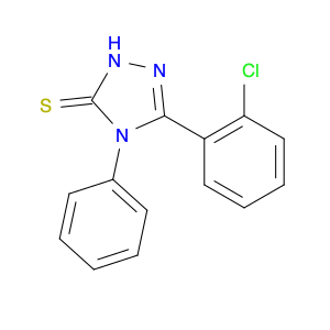 3-(2-chlorophenyl)-4-phenyl-4,5-dihydro-1H-1,2,4-triazole-5-thione