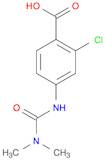 2-Chloro-4-[(dimethylcarbamoyl)amino]benzoic acid