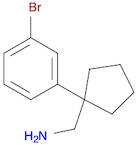 [1-(3-Bromophenyl)cyclopentyl]methanamine