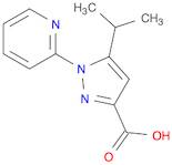 5-(Propan-2-yl)-1-(pyridin-2-yl)-1H-pyrazole-3-carboxylic Acid