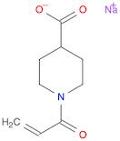 sodium 1-(prop-2-enoyl)piperidine-4-carboxylate