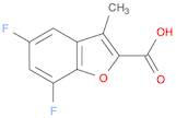 5,7-difluoro-3-methyl-1-benzofuran-2-carboxylic acid