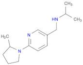 N-((6-(2-Methylpyrrolidin-1-yl)pyridin-3-yl)methyl)propan-2-amine