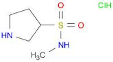 N-methylpyrrolidine-3-sulfonamide hydrochloride