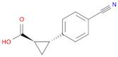 trans-2-(4-cyanophenyl)cyclopropanecarboxylic acid