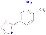 2-methyl-5-(1,3-oxazol-2-yl)aniline