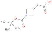 2-{1-[(tert-butoxy)carbonyl]azetidin-3-ylidene}acetic acid