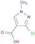 3-Chloro-1-methyl-1H-pyrazole-4-carboxylic acid