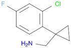 [1-(2-chloro-4-fluorophenyl)cyclopropyl]methanamine