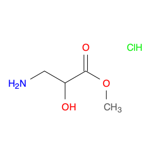 Propanoic acid, 3-amino-2-hydroxy-, methyl ester, hydrochloride