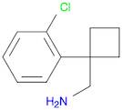 [1-(2-Chlorophenyl)cyclobutyl]methanamine