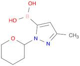 [3-methyl-1-(oxan-2-yl)-1H-pyrazol-5-yl]boronic acid