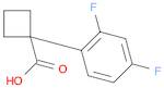 1-(2,4-difluorophenyl)cyclobutane-1-carboxylic acid