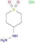 4-Hydrazinyltetrahydro-2H-thiopyran 1,1-dioxide hydrochloride