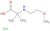 2-[(2-methoxyethyl)amino]-2-methylpropanoic acid hydrochloride