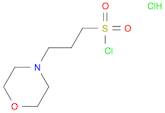 3-(morpholin-4-yl)propane-1-sulfonyl chloride hydrochloride