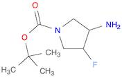 tert-butyl 3-amino-4-fluoropyrrolidine-1-carboxylate