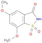 5,7-dimethoxy-2,3-dihydro-1,2-benzothiazole-1,1,3-trione