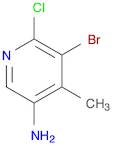 5-Bromo-6-chloro-4-methylpyridin-3-amine