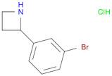 2-(3-bromophenyl)azetidine hydrochloride