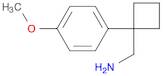 [1-(4-methoxyphenyl)cyclobutyl]methanamine