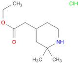 Ethyl 2-(2,2-dimethylpiperidin-4-yl)acetate hydrochloride