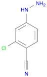 2-chloro-4-hydrazinylbenzonitrile