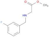 methyl 2-{[(3-fluorophenyl)methyl]amino}acetate