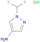 1-(difluoromethyl)-1H-pyrazol-4-amine hydrochloride