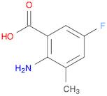 2-Amino-5-fluoro-3-methylbenzoic acid