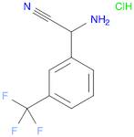 2-Amino-2-[3-(trifluoromethyl)phenyl]acetonitrile Hydrochloride