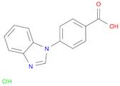 4-(1H-1,3-benzodiazol-1-yl)benzoic acid hydrochloride