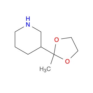 3-(2-Methyl-1,3-dioxolan-2-yl)piperidine